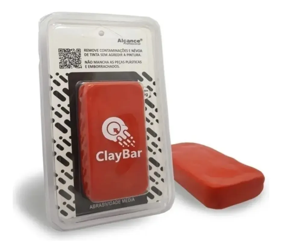 Clay Bar Barra Descontaminante Abrasividade Média 75g – Alcance