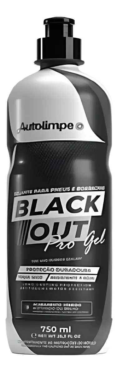 Blackout Pro Gel Selante de Borrachas 750ml – Auto Limpe