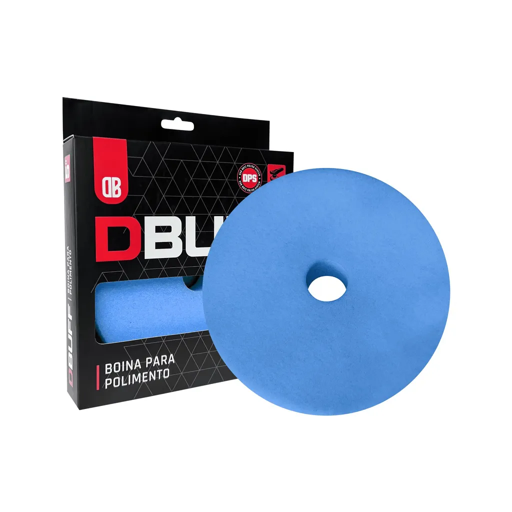 Boina de Espuma D-Buff Lustro Azul 3" – Dub Boyz
