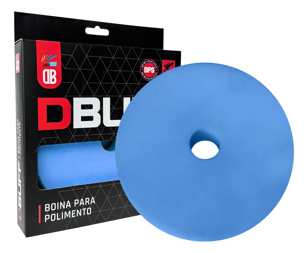 Boina de Espuma D-Buff Lustro Azul 5" – Dub Boyz