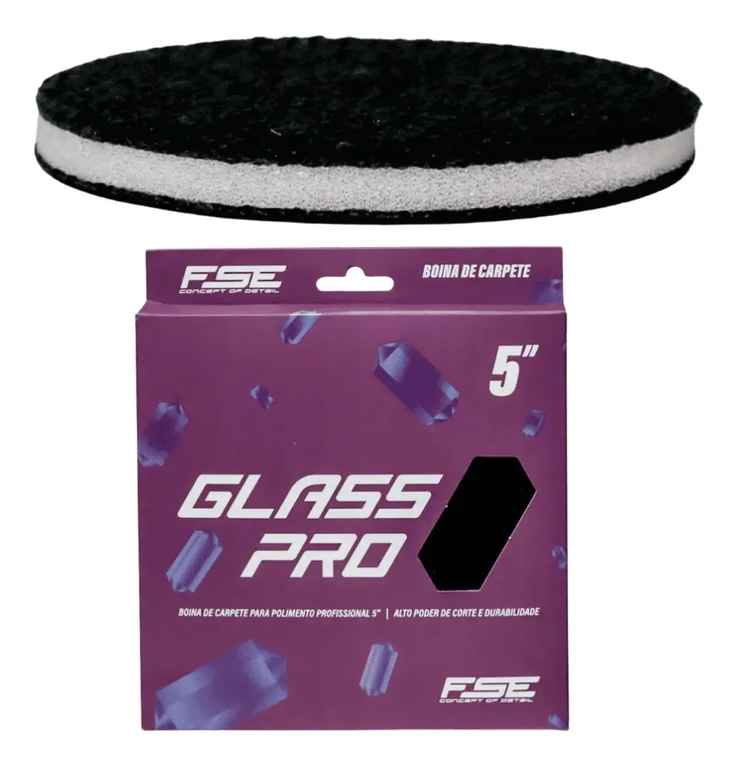 Boina de Carpete Glass Pro para Vidros 5" – Soft99
