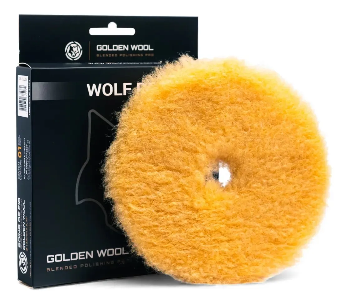 Boina Golden Wool Ventilada 5,25" (133mm) – Wolf Pads