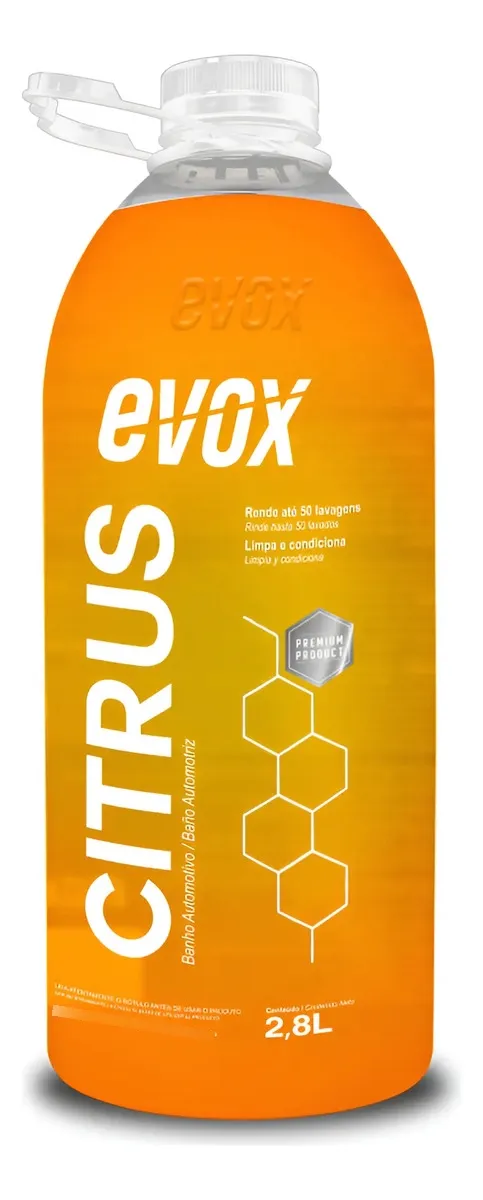 Citrus Shampoo Automotivo 2,8L – Evox