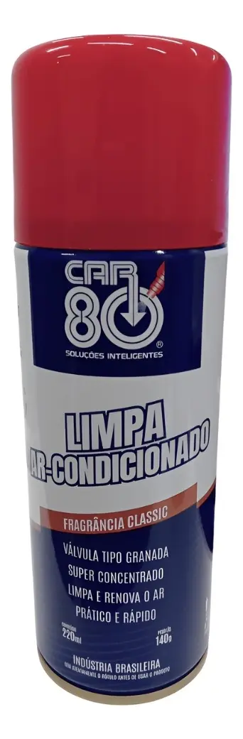 Limpa Ar Condicionado Classic 220ml – Car 80