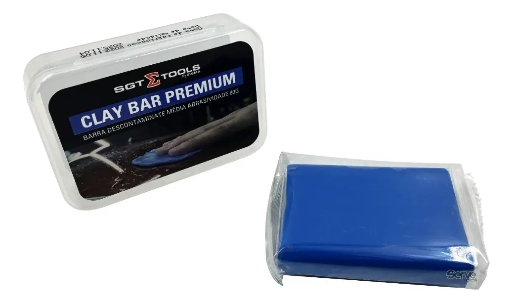 Clay Bar Premium Barra Descontaminante 80g – Sigma Tools