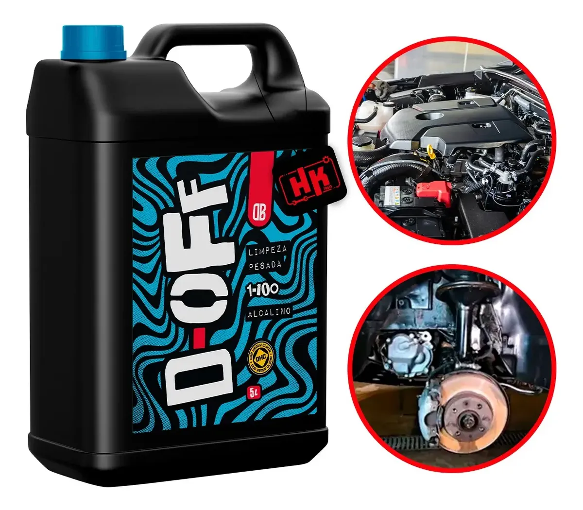 D-Off Limpador Alcalino Limpeza Pesada 5L – Dub Boyz