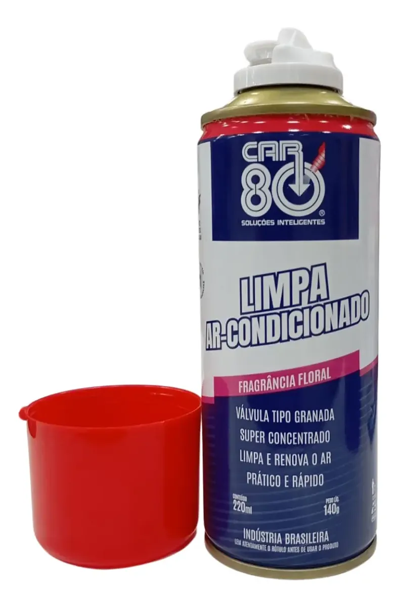 Limpa Ar Condicionado Floral 220ml – Car 80