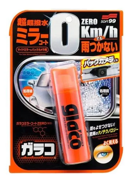 Glaco Zero Coat para Retrovisor e Câmera de Ré 40ml – Soft99