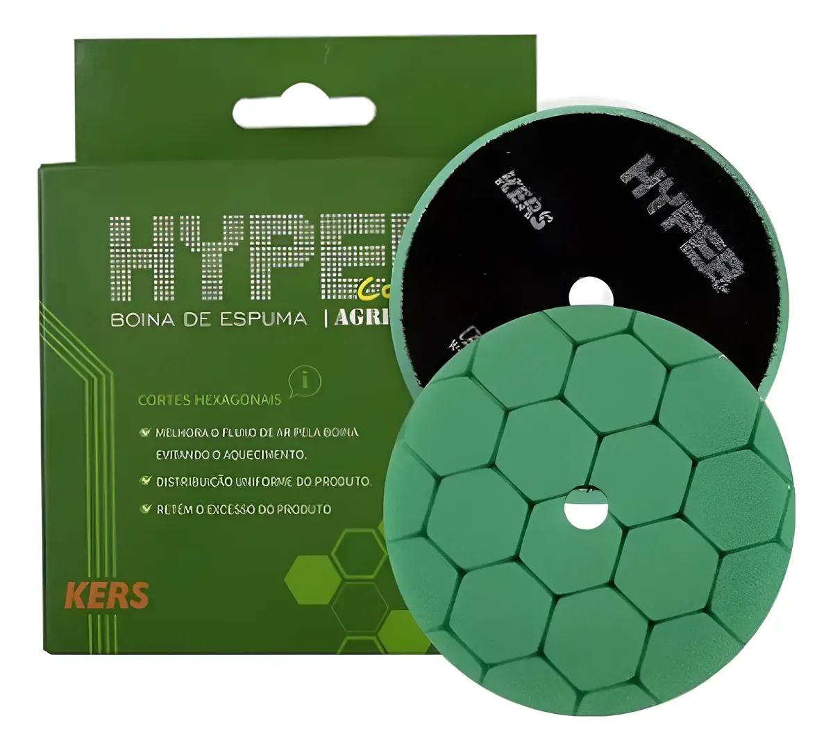 Boina de Espuma Hyper Verde Agressiva 3" – Kers