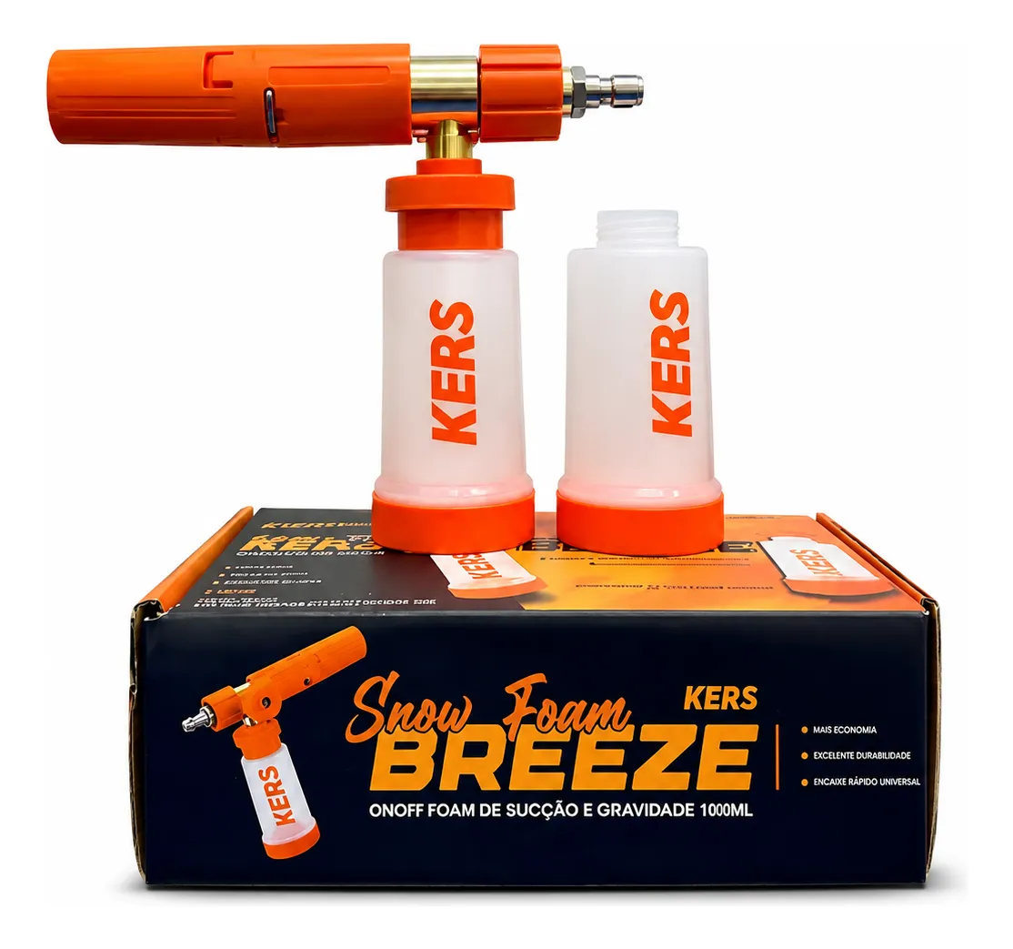 Breeze Snow Foam de Sucção e Gravidade 100ml – Kers