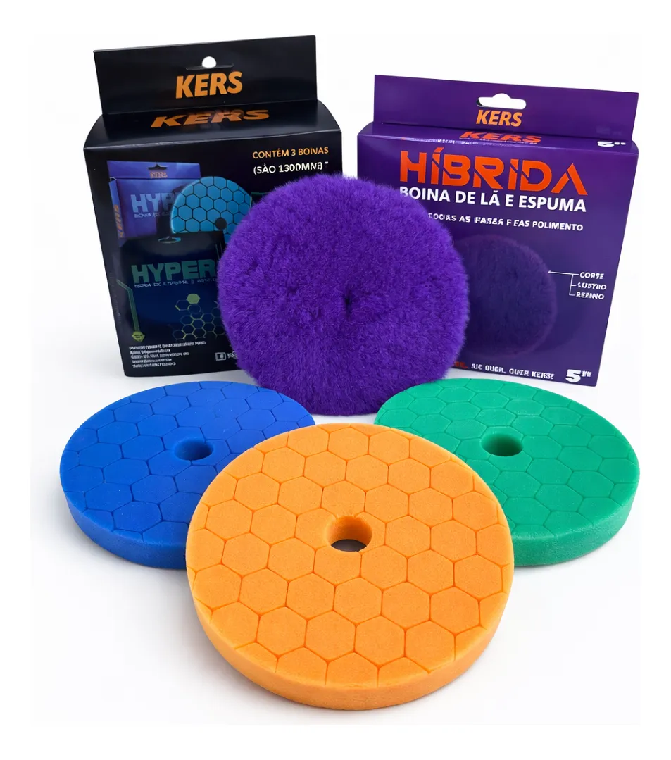 Ultimate Setup Kit de Boinas Hyper 5" + Boina Híbrida (4 Unidades) – Kers