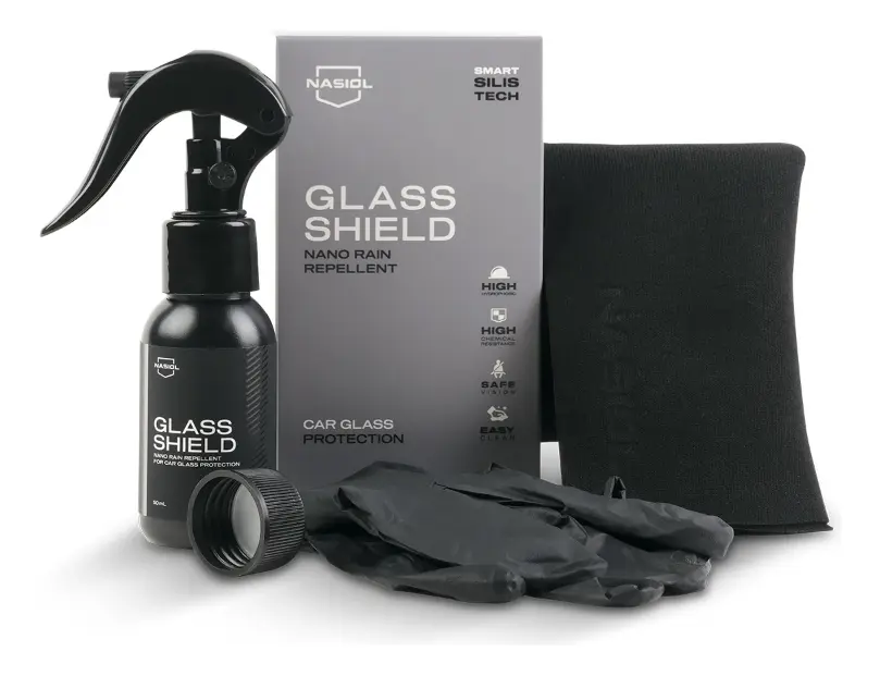 GlasShield Repelente de Chuva para Vidros 50ml – Nasiol