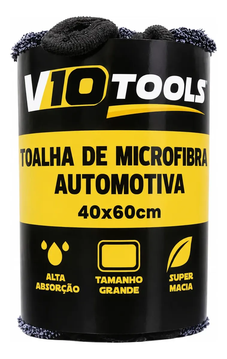 Pano de Microfibra para Secagem 40x60cm – V10 Tools