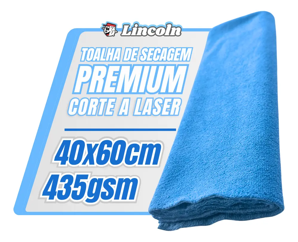 Pano de Microfibra Amarelo 40x60cm – Lincoln