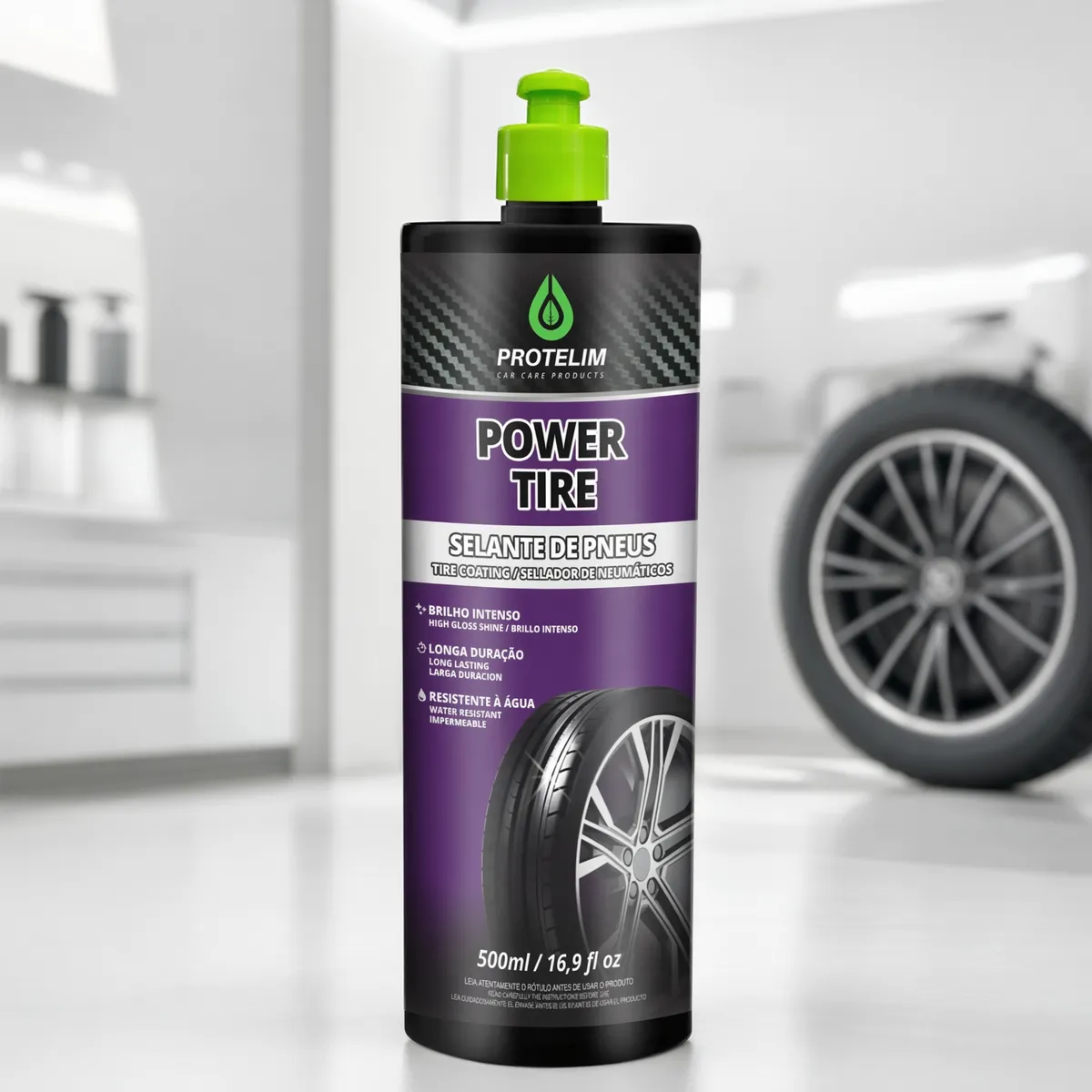 Power Tire Pretinho Selante 500ml – Protelim
