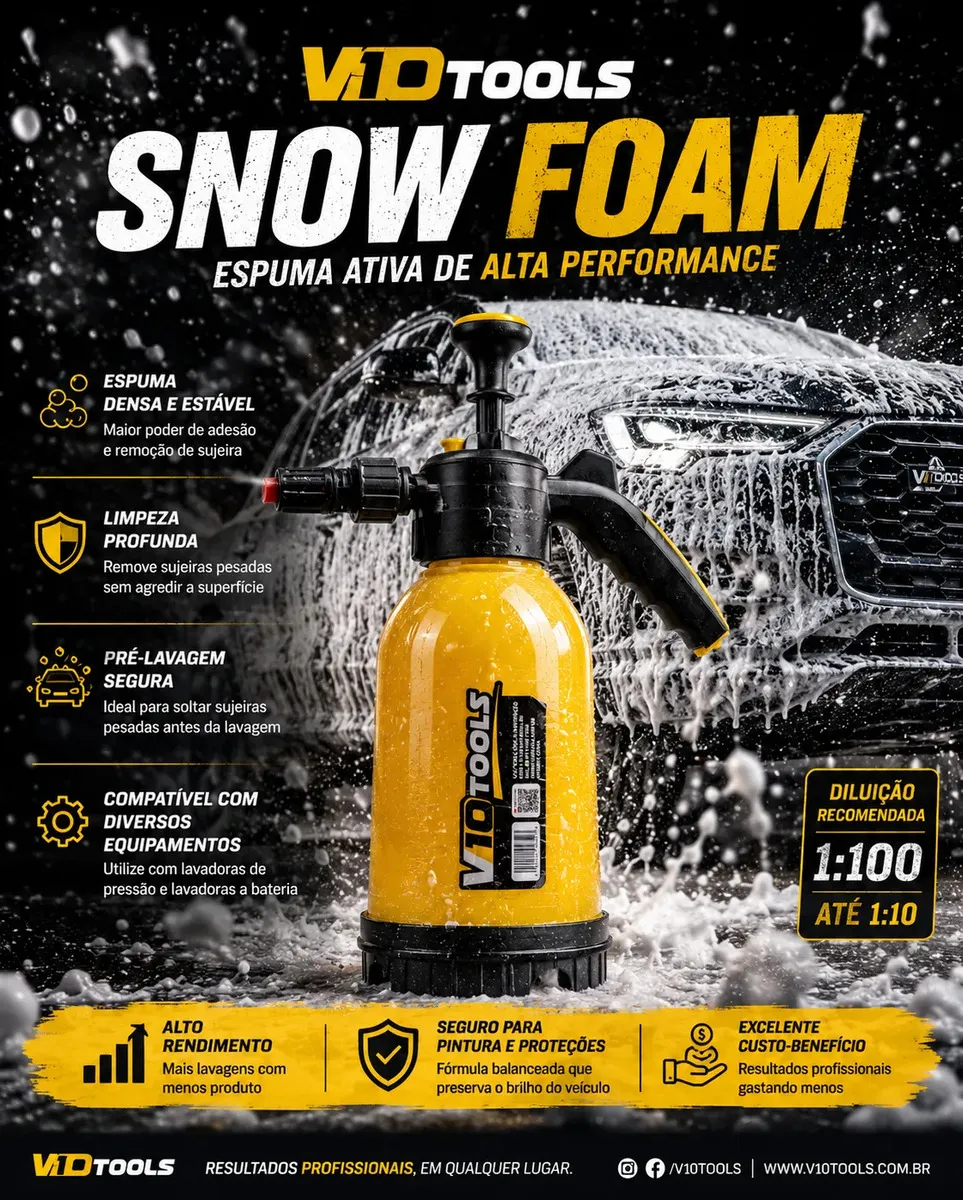 Pulverizador de Espuma Manual V2000 – V10 Tools