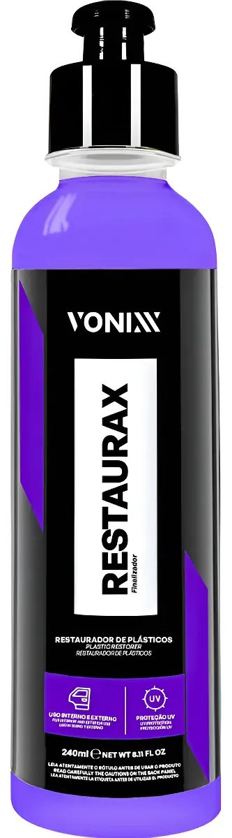 Restaurax Restaurador de Plásticos 240ml – Vonixx
