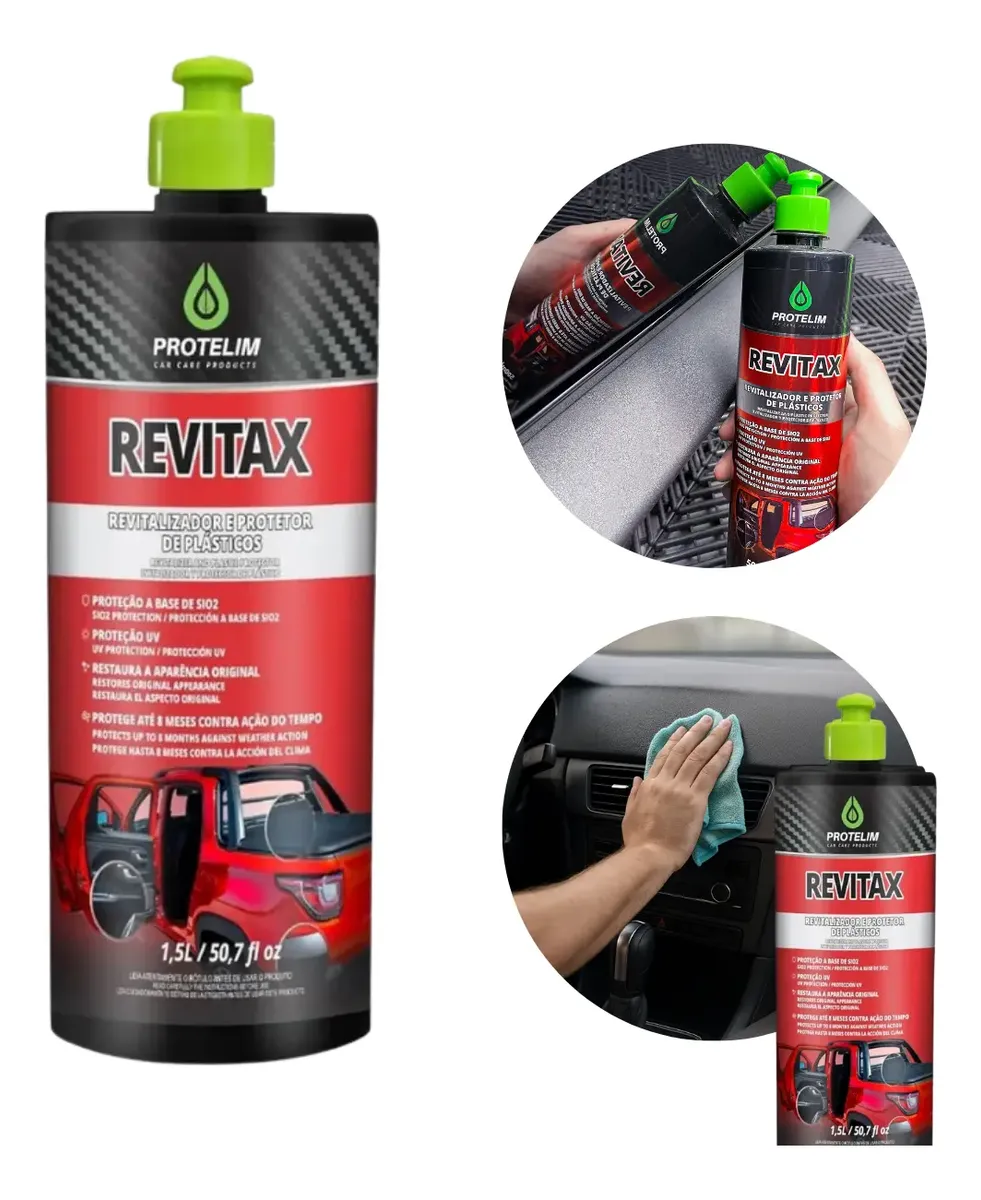 Revitax Revitalizador de Plásticos 1,5L – Protelim