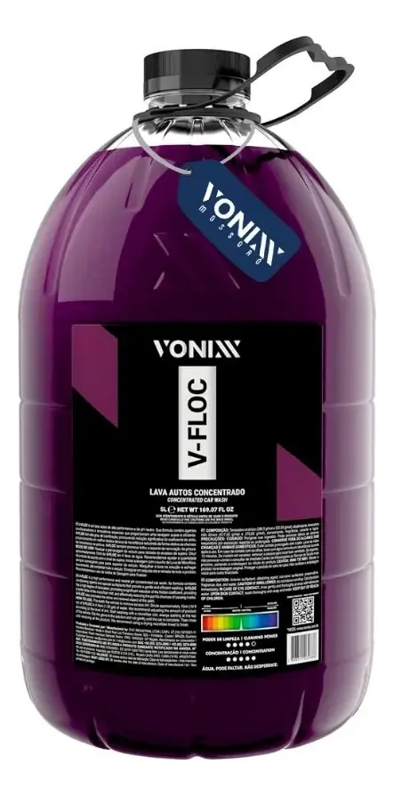 V-Floc Shampoo Automotivo Concentrado 3L – Vonixx