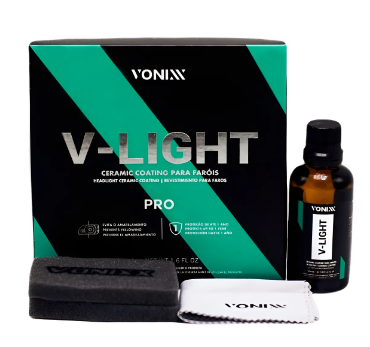 V-Light Pro Vitrificador de Faróis 50ml – Vonixx