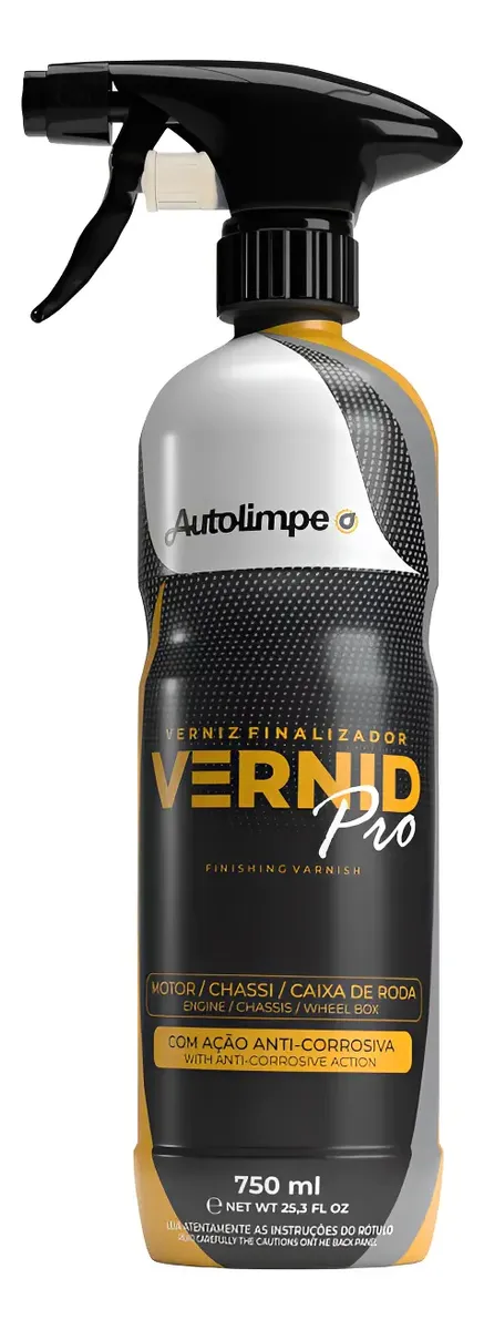 Vernid Pro Verniz Finalizador 750ml – Auto Limpe