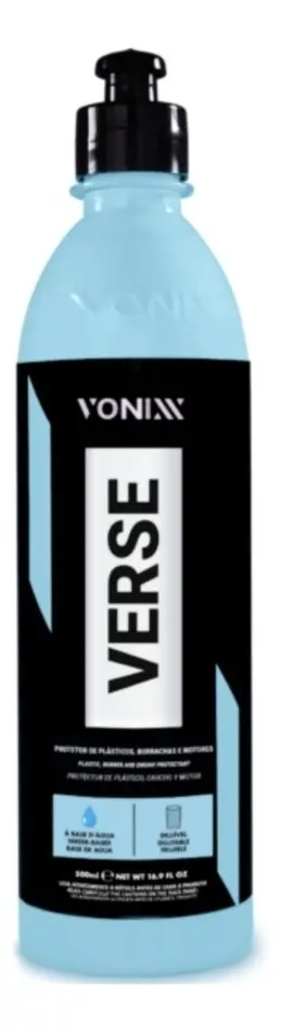 Verse Protetor de Plásticos, Borrachas e Motores 500ml – Vonixx